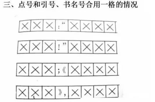 小学阶段必考的标点符号，在田字格里的书写规范！(图4)